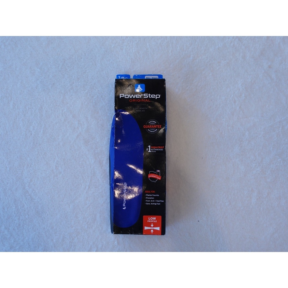 Powerstep‎ Support Insoles W 5 - 5.5 / M 3 - 3.5 - OPEN BOX Arch Support Plantar